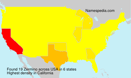 Surname Zermino in USA Surname Zermino in USA