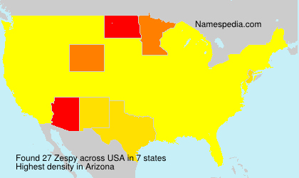 Surname Zespy in USA Surname Zespy in USA
