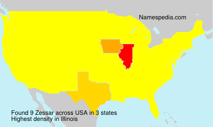 Surname Zessar in USA Surname Zessar in USA