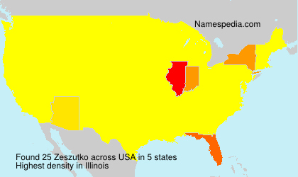 Surname Zeszutko in USA Surname Zeszutko in USA