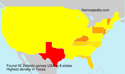 Surname Zetelski in USA Surname Zetelski in USA