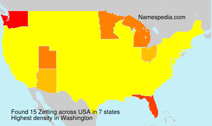 Surname Zetting in USA Surname Zetting in USA