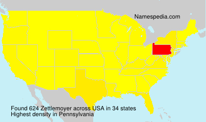 Surname Zettlemoyer in USA Surname Zettlemoyer in USA