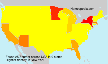 Surname Zeumer in USA Surname Zeumer in USA