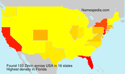 Surname Zevin in USA Surname Zevin in USA