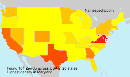 Surname Zewdu in USA Surname Zewdu in USA