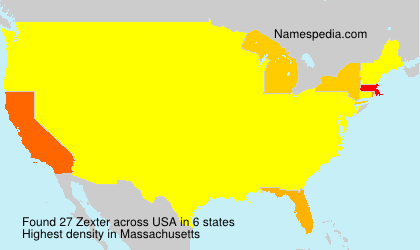 Surname Zexter in USA Surname Zexter in USA