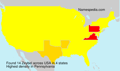 Surname Zeybel in USA Surname Zeybel in USA