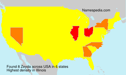 Surname Zeyda in USA Surname Zeyda in USA