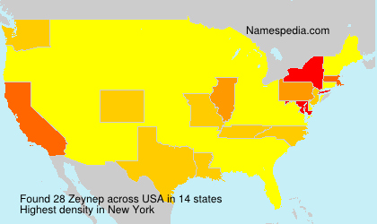 Surname Zeynep in USA Surname Zeynep in USA