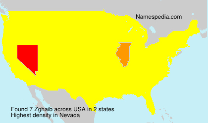 Surname Zghaib in USA Surname Zghaib in USA