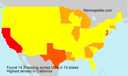 Surname Zhaoping in USA