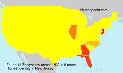 Surname Zhelyazkov in USA Surname Zhelyazkov in USA
