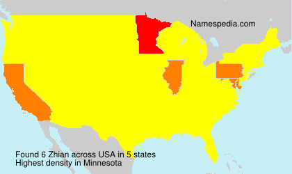 Surname Zhian in USA Surname Zhian in USA