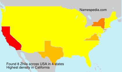 Surname Zhila in USA Surname Zhila in USA