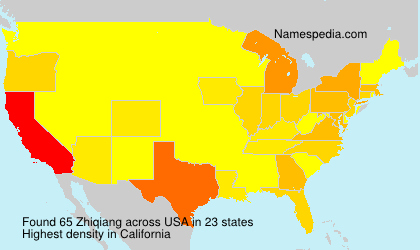 Surname Zhiqiang in USA Surname Zhiqiang in USA