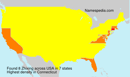 Surname Zhixing in USA Surname Zhixing in USA