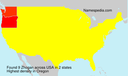 Surname Zhogan in USA Surname Zhogan in USA