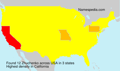 Surname Zhuchenko in USA Surname Zhuchenko in USA