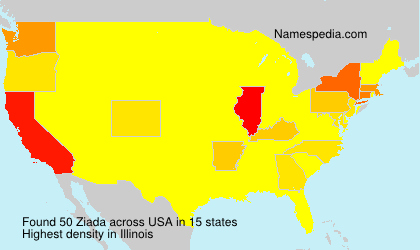 Surname Ziada in USA Surname Ziada in USA