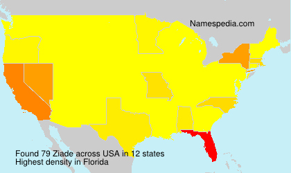 Surname Ziade in USA Surname Ziade in USA