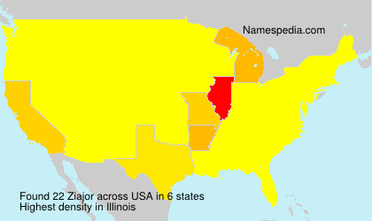 Surname Ziajor in USA Surname Ziajor in USA