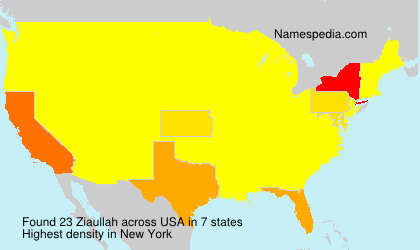 Surname Ziaullah in USA Surname Ziaullah in USA