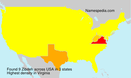 Surname Zibdeh in USA Surname Zibdeh in USA
