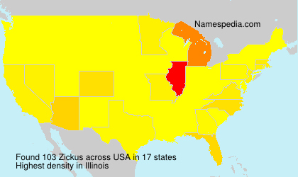 Surname Zickus in USA Surname Zickus in USA