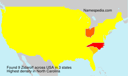 Surname Zidaroff in USA Surname Zidaroff in USA