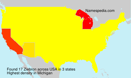 Surname Ziebron in USA Surname Ziebron in USA