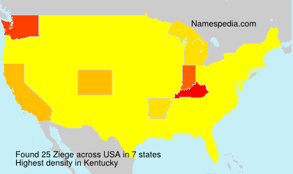 Surname Ziege in USA Surname Ziege in USA