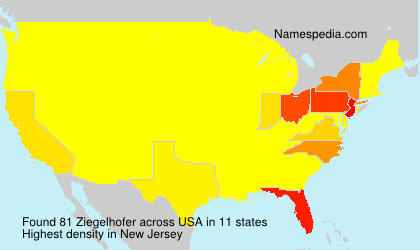 Surname Ziegelhofer in USA Surname Ziegelhofer in USA