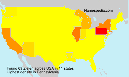 Surname Zielen in USA Surname Zielen in USA