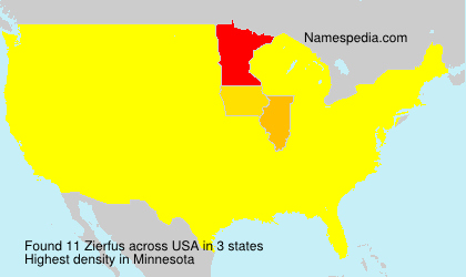 Surname Zierfus in USA Surname Zierfus in USA