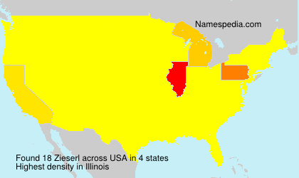 Surname Zieserl in USA Surname Zieserl in USA
