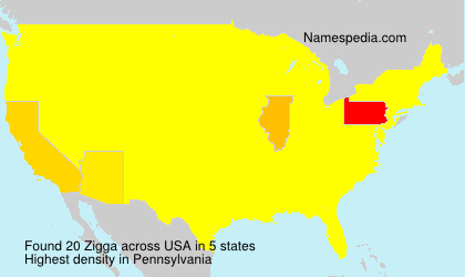 Surname Zigga in USA Surname Zigga in USA