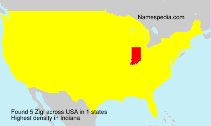 Surname Zigl in USA Surname Zigl in USA