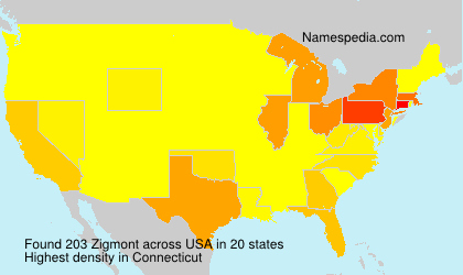 Surname Zigmont in USA Surname Zigmont in USA