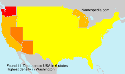 Surname Zigta in USA Surname Zigta in USA