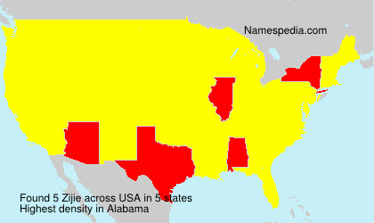 Surname Zijie in USA Surname Zijie in USA