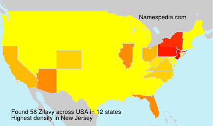 Surname Zilavy in USA Surname Zilavy in USA
