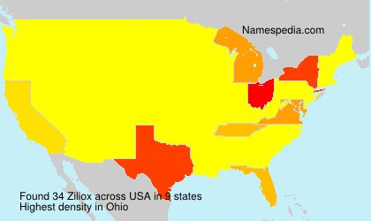 Surname Ziliox in USA Surname Ziliox in USA