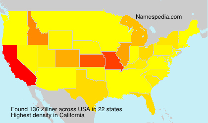 Surname Zillner in USA Surname Zillner in USA