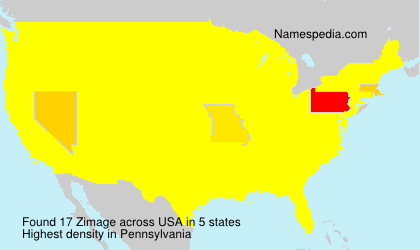 Surname Zimage in USA Surname Zimage in USA