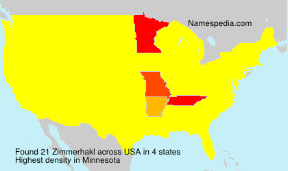 Surname Zimmerhakl in USA Surname Zimmerhakl in USA