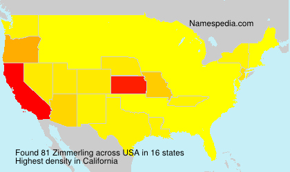 Surname Zimmerling in USA Surname Zimmerling in USA