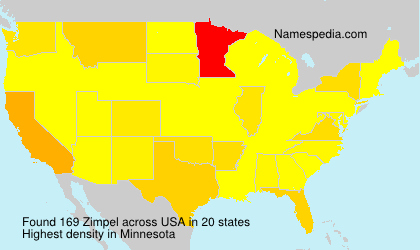 Surname Zimpel in USA Surname Zimpel in USA