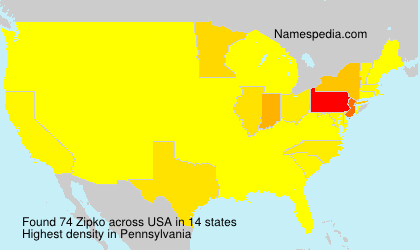 Surname Zipko in USA Surname Zipko in USA