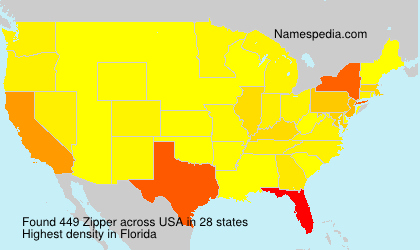 Surname Zipper in USA Surname Zipper in USA